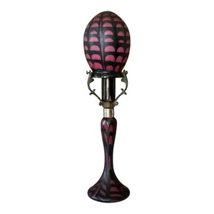 Vintage Murano Italy Handblown Purple Glass Murrine Lamp (Attr. Fratelli Toso) - Picture 1 of 7