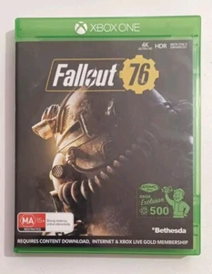 Fallout 76 Microsoft Xbox One VGC World Online Multiplayer MMORPG Free Postage - Picture 1 of 7
