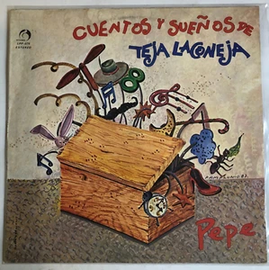 PEPE - CUENTOS Y SUEÑOS DE TEJA LA CONEJA - 1987 MEXICAN LP, STAINED COVER - Picture 1 of 4