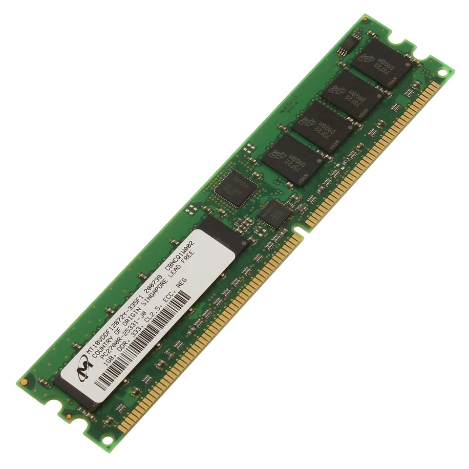 HP Kompatibel 1GB Cache Memory Module HSV450 EVA8400 - MT18VDDF12872Y-335F1 - Bild 1 von 1