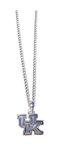 Kentucky Wildcats Silver Charm Chain Necklace Licensed Jewelry UK Gift Cover