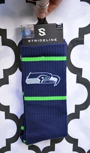 Seattle Seahawks blau Logo Premium Strick Crew Socken Gr. M/L von Strideline - Bild 1 von 4