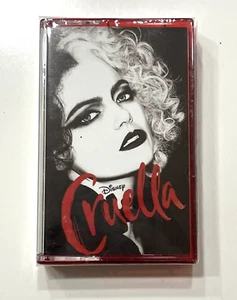 ~~ NEW!!! Disney Cruella de Vil de Ville Cassette Tape Movie Rewards Soundtrack - Picture 1 of 2