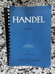 Handel Messiah Bärenreiter 4012b Oratorio In 3 Parts For Ensemble & Vocal Score - Picture 1 of 10