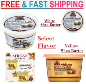 OKAY African Shea Butter White &Yellow Smooth Skin Moisturizer For Face &Body 16 - Picture 1 of 11