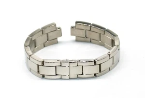 Lucien Piccard 15MM Edelstahl Uhrenarmband Armband SILBER Schließe NEU - Bild 1 von 5