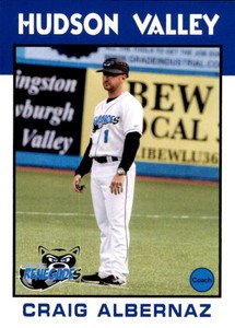 2016 Hudson Valley Renegades Grandstand #1 Craig Albernaz Hitting Coach Card