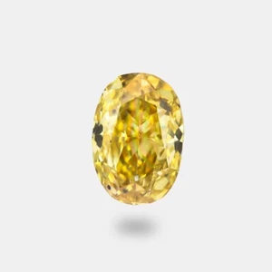 IGI Diamond - 0.11 carat - SI1 - Natural Fancy Intense Yellow - Picture 1 of 5