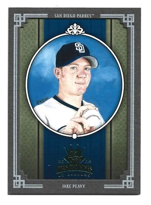 /50 Green Framed 2005 Donruss Diamond Kings #189 Jake Peavy San Diego Padres - Image 1 of 2
