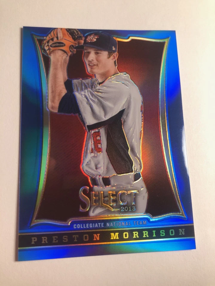 2013 Panini USA Baseball Select Blue Prizm Preston Morrison 16 /199 - Image 1 of 1