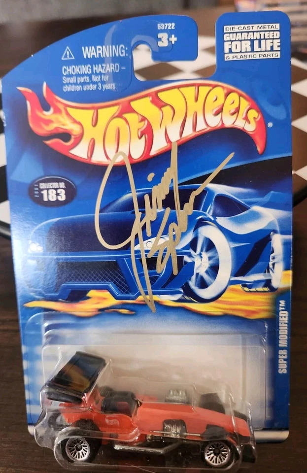Autógrafo 2001 Hot Wheels Super Modified Jimmy Spencer Foto 1 de 2