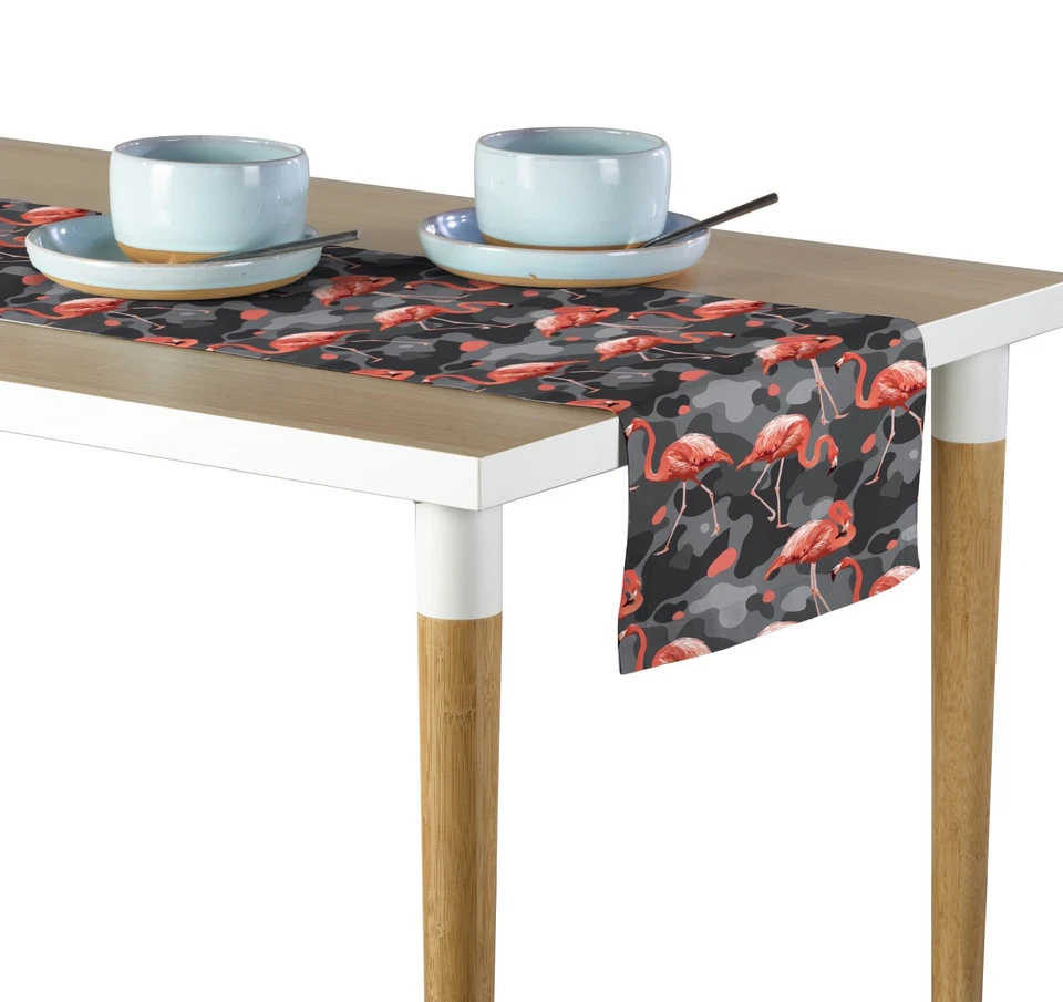 Abstract Flamingos Table Runners - 12"x72" or 14"x108" - Image 1 of 1