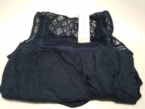 Liz Lange Maternity Dark Shadow Blue Top XS - Picture 1 of 3