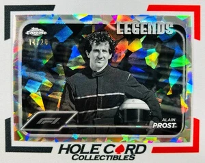 ALAIN PROST 2024 Topps Chrome Sapphire Formula 1 F1 #200 Black White 14/20 - Picture 1 of 3