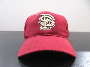 VINTAGE Florida State Seminoles Hat Cap Fitted Mens 7 5/8 Red Football Zephyr - Picture 1 of 8