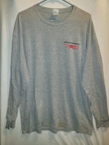 Double Sided TRD Toyota Racing Development Gray Long Sleeve Shirt Adult Size XL - Picture 1 of 9