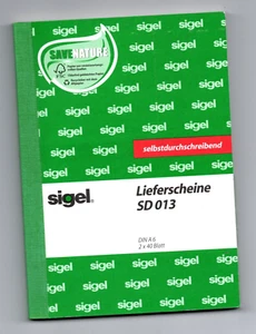 SIGEL SD013 Lieferscheine A6, 2x40 Blatt, selbstdurchschreibend - Bild 1 von 1