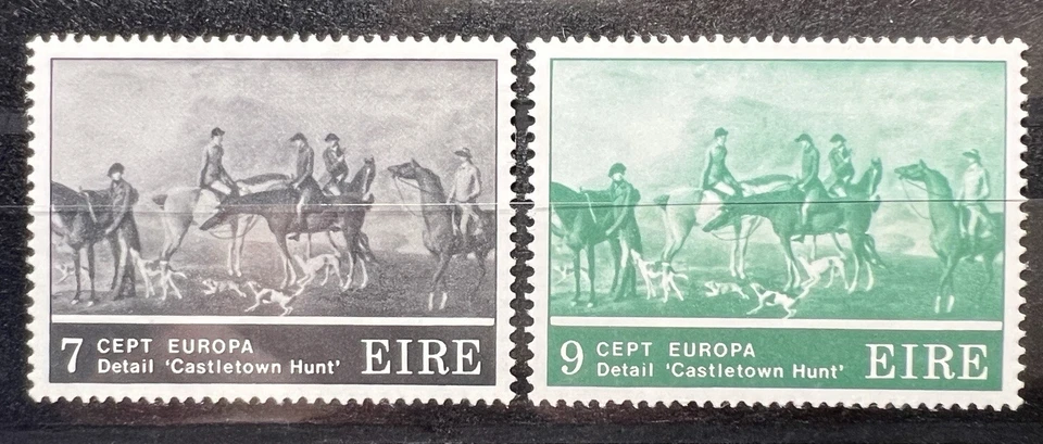 Ireland 1975 CEPT Castletown Hunt EIRE Stamps MNH Irish Philately Full Set - Image 1 of 1