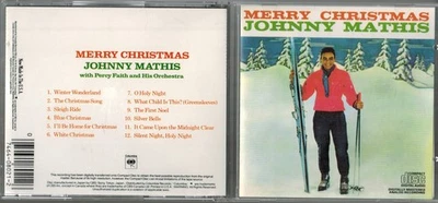 Vintage Holiday Music CD: Merry Christmas by Johnny Mathis Foto 1 de 2