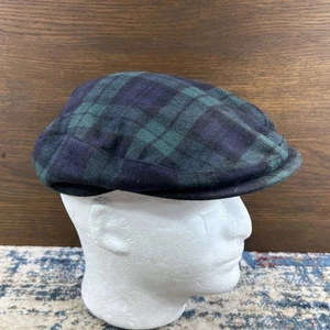 De Colección Pendleton News Niño Cabbie Sombrero Plano Lana Hecho en EE. UU. Cuadros Para Hombres Talla L Grande - Imagen 1 de 7