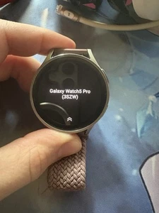 Samsung Galaxy Watch 5 Pro SM-R920 45mm GPS/BT Sapphire Crystal Smart Watch ONLY - Afbeelding 1 van 3