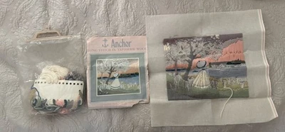 Anchor Long Stitch Tapestry Wool Kit Unfinished “A Summer Dream” - Image 1 of 4