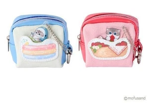 Mofusand Charm Mini Pouch Set of 2 FamilyMart Limited Edition Japan NEW 2025 - Picture 1 of 11
