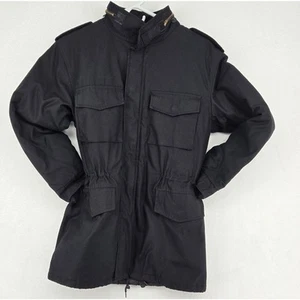 Rothco Ultra Force Junior G.I. Coat Jacket Black Size Kids Large (14-16) No Hood - Picture 1 of 7
