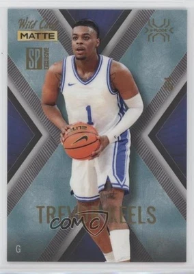 2022 Matte SP Exclusive X-Plode Basketball Blue/Teal /4 Trevor Keels Rookie RC - Image 1 of 2