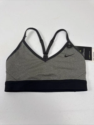 Sutiã Nike 280349 Feminino Indy, Cinza/Preto, X-Pequeno - Imagem 1 de 2