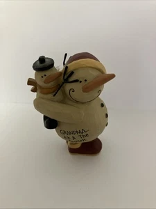 BB B. Lloyd Vintage Snowman With Hat “Grandma A. K. A. The Spoiler” 2” X 3” - Picture 1 of 8