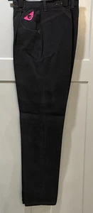 Vintage Wrangler Damen Western schwarz & pink Baumwolle USA Jeans Größe 11X36 toll - Bild 1 von 24