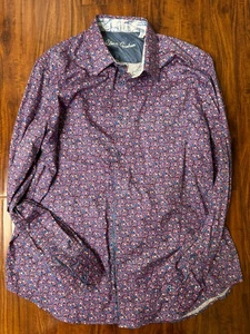 Robert Graham Herren Golden Horn L/S Woven Hemd Gr. XL Classic Fit weinrot - Bild 1 von 6