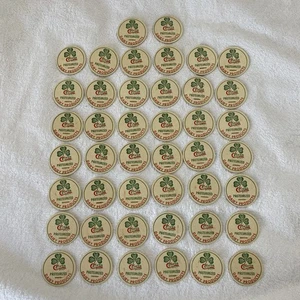 NOS Vintage Clover Creamery CO Roanoke Virginia Milch Kronkorken - viele 11 Kapseln - Bild 1 von 6