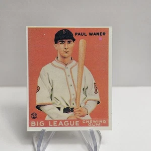 Paul Waner 1983 Galasso 1933 Goudey Reprint #25 Pittsburgh Pirates - Picture 1 of 2