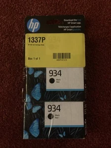 Neu Original HP 934 schwarz OfficeJet Tintenpatrone Ablaufdatum Jan. 2025 (3 Stück) - Bild 1 von 2