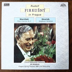 Rudolf Firkušný - Bohuslav Martinů / Antonín Dvořák - The Czech Philharmon - Picture 1 of 3