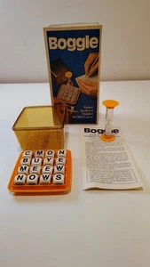 Vintage Boggle Hidden Word Game 1976 Edition by Parker Brothers Complete  - Picture 1 of 4