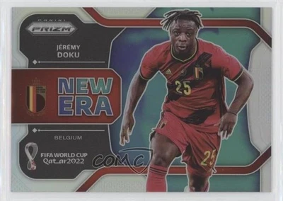 2022 Panini Prizm World Cup Qatar New Era Silver Jérémy Doku Jeremy #36 - Image 1 of 2