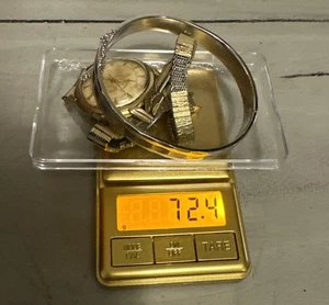 10K Gold RGP Metall Konvolut Schmuck Uhrenschrott Konvolut RGP 72,3 Gramm - Bild 1 von 1