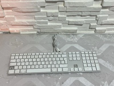 Apple Magic Keyboard A1243 USB QWERTZ Tastatur German Deutsch Silber-Weiß Ok - Bild 1 von 4