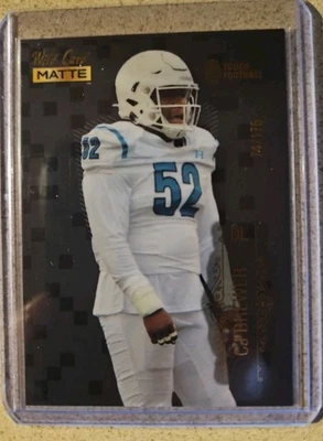 2022 C.J. Brewer Wild Card Matte Black Rookie /175 - Image 1 of 3