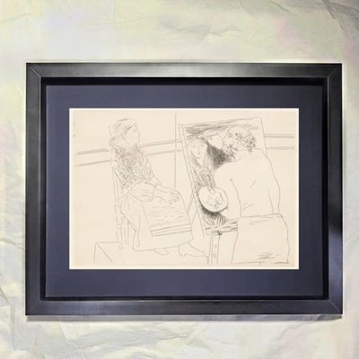Pablo Picasso "Peintre chauve devant son chevalet" Arte enmarcado personalizado Foto 1 de 3