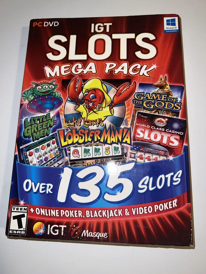 IGT Mega Pack Slots for PC New Sealed Over 135 Different Slots - Image 1 of 2