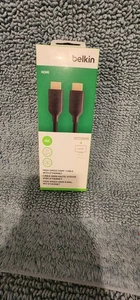 Belkin HDMI HighSpeed Cable,6.6 Ft, Open Box,connect Bluray,cablebox,Apple TV - Picture 1 of 9