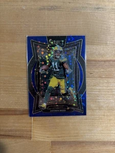 2024 Panini Select - Jayden Reed No Huddle Blue Prizm #/25 - Bild 1 von 2