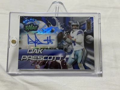 2025 Wild Card Splat Galactic Dak Prescott Auto True 1/1 Color Match Cowboys - Image 1 of 4
