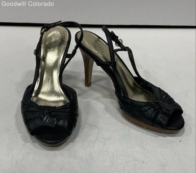 Audrey Brooke Black Pump Heels Women's Size 6.5 - Image 1 of 4