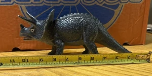 Boley Dinosaur Plastic Figure Prehistoric Triceratops 11” Long - Picture 1 of 9