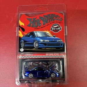 2025 HW RLC Abbonamento 1995 Honda Integra Type R Blu con Patch e Pulsante RR - Foto 1 di 5